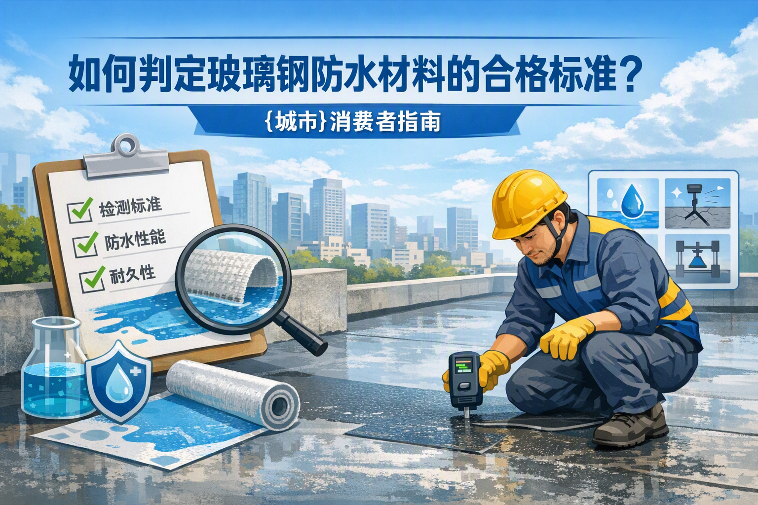 如何判定玻璃钢防水材料的合格标准? 铜川 消费者指南