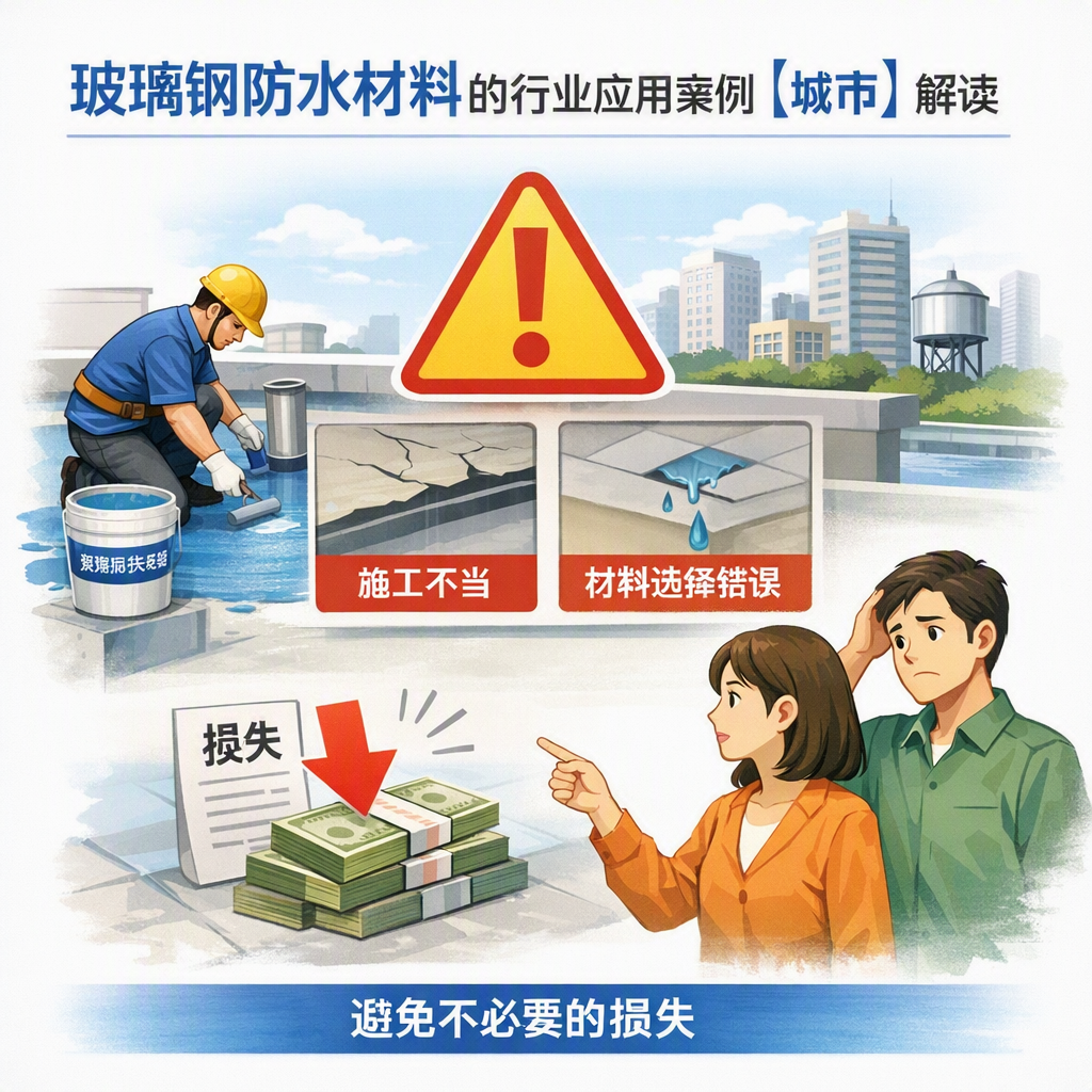 玻璃钢防水材料的行业应用案例,铜川解读