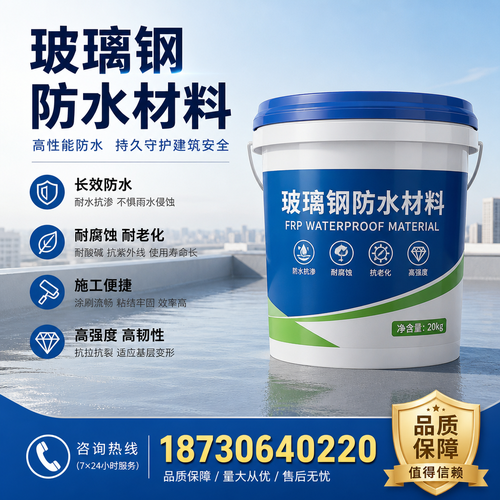 专家解析:玻璃钢防水材料的市场前景分析在 铜川